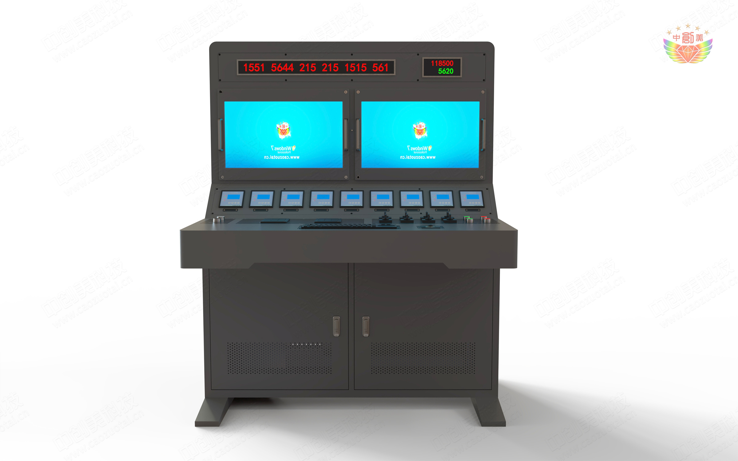 中控室操作臺(tái)樣式圖